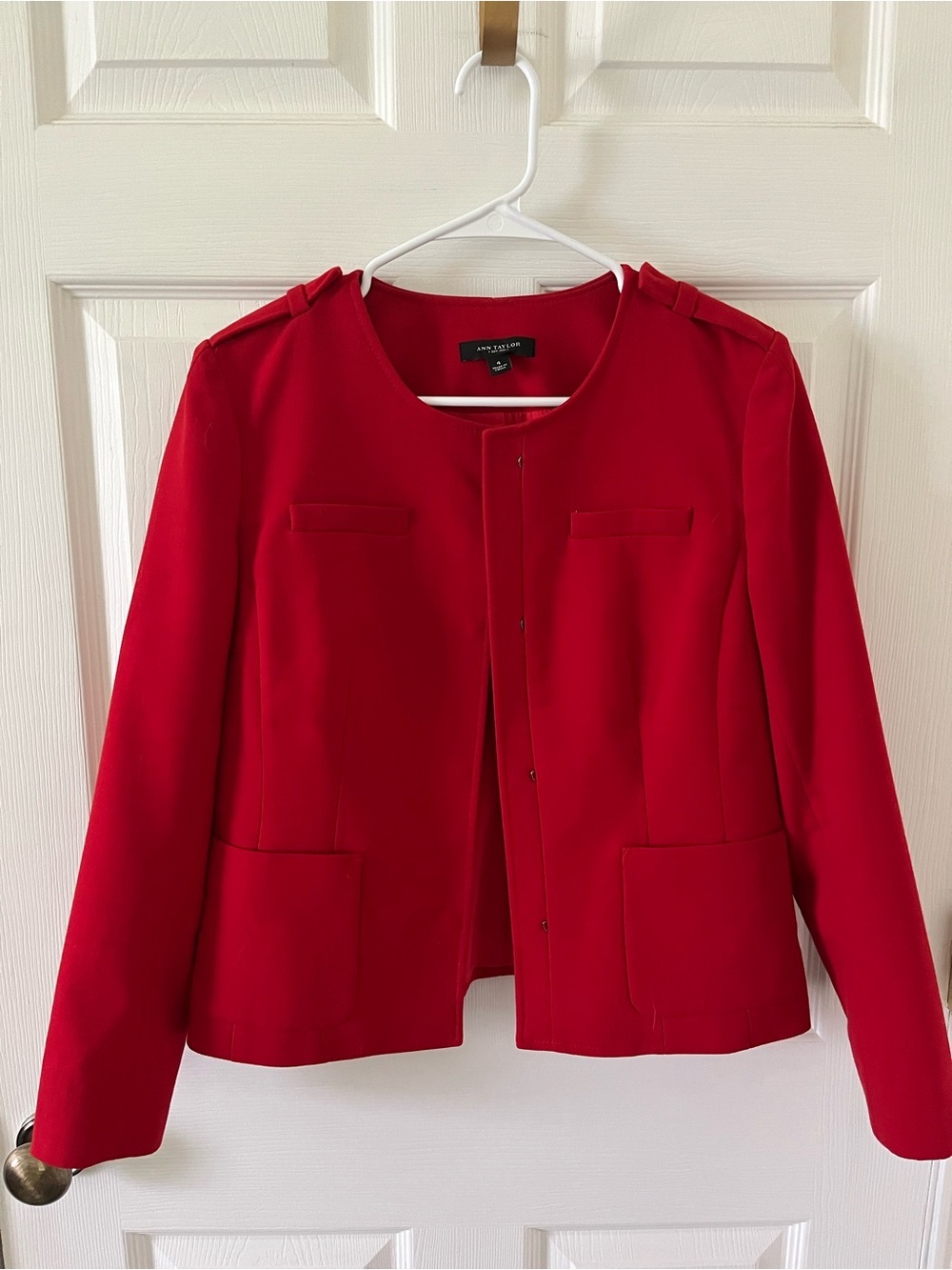 Ann Taylor Red Women's Blazer